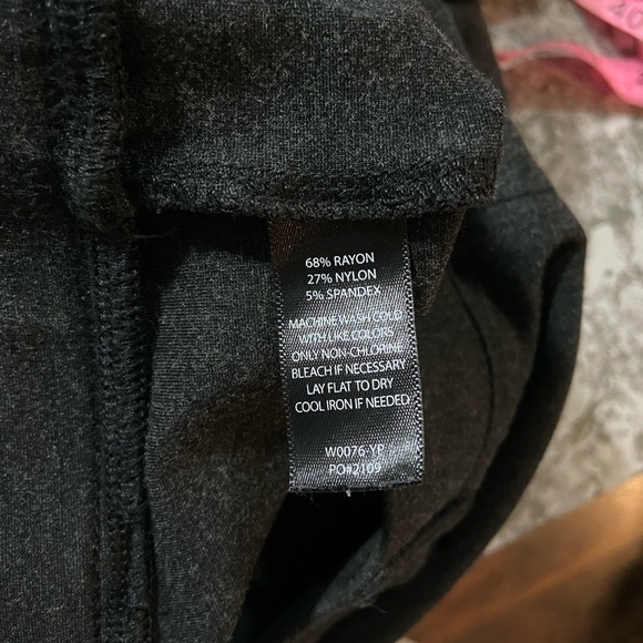 Betabrand Straight-Leg Classic Dress Pant Yoga Pant Charcoal - Picture 10 of 10